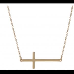 Gold Cross Necklace